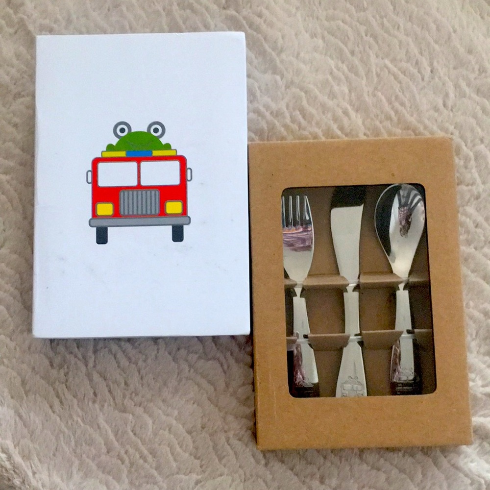 Brand New! Stainless Steel Utensil Set w/ Spoon, Fork, Butter knife